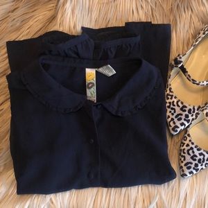 Navy blouse